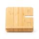 Soporte cargador vertical 3 en 1 realizado en bambú KROSY Ref.RCR1523-CRUDO 