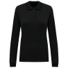 Polo de punto piqué manga larga bio180 mujer