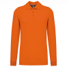 Polo antibacteriano manga larga hombre