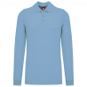 Polo antibacteriano manga larga hombre