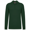 Polo antibacteriano manga larga hombre