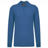 Polo antibacteriano manga larga hombre