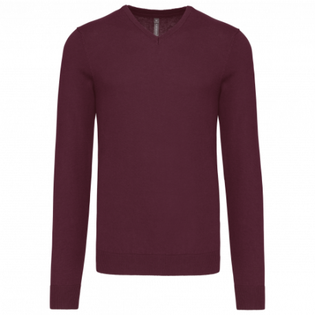 Jersey cuello de pico hombre