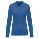 Polo antibacteriano manga larga mujer Ref.TTWK277-AZUL REAL AZUL