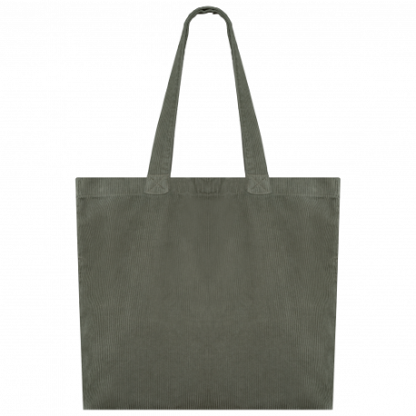 Bolsa ecorresponsable efecto lavado de pana