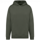 Sudadera ecorresponsable con capucha oversize unisex Ref.TTNS408-ORGANIC KHAKI