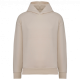 Sudadera ecorresponsable con capucha oversize unisex Ref.TTNS408-RAW NATURAL