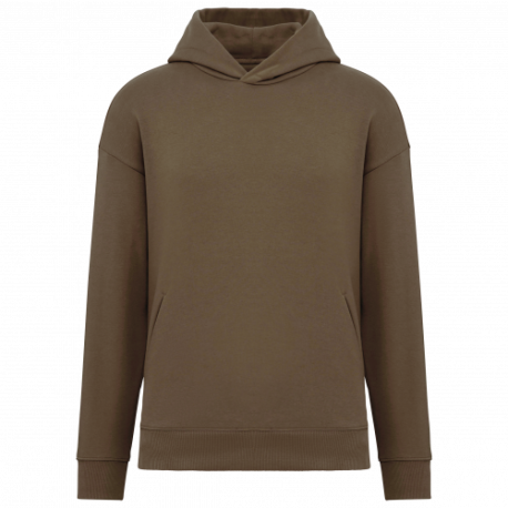 Sudadera ecorresponsable con capucha oversize unisex