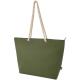 Bolsa de playa refrigeradora de material reciclado GRS con asas de cuerda panama 23l Panama 23l Ref.PF130079-VERDE OLIVA 