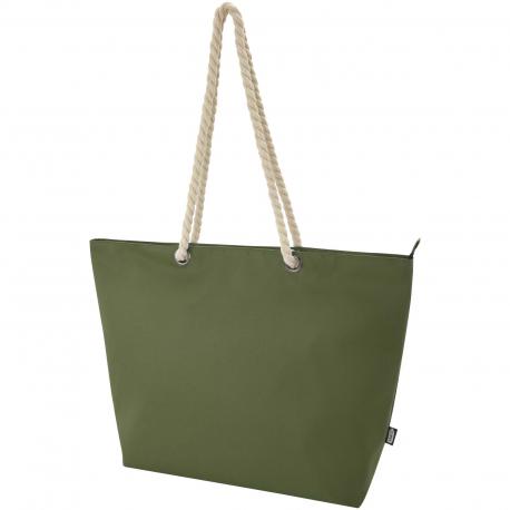 Bolsa de playa refrigeradora de material reciclado GRS con asas de cuerda panama 23l Panama 23l