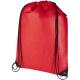 Bolsa de tela sin tejer de material reciclado GRS con cordón de 5 l Evergreen Ref.PF130080-ROJO 