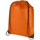 Bolsa de tela sin tejer de material reciclado GRS con cordón de 5 l Evergreen Ref.PF130080-NARANJA 