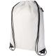 Bolsa de tela sin tejer de material reciclado GRS con cordón de 5 l Evergreen Ref.PF130080-BLANCO 