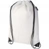 Bolsa de tela sin tejer de material reciclado GRS con cordón de 5 l Evergreen