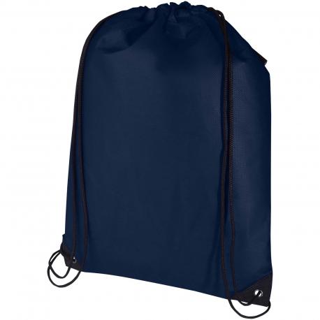 Bolsa de tela sin tejer de material reciclado GRS con cordón de 5 l Evergreen