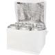 Bolsa isotérmica para 6 latas no tejida de material reciclado GRS de 4 l Spectrum Ref.PF130082-BLANCO 