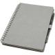 Set de libreta a5 de tapa dura y bolígrafo reutilizables slate (tinta negra) Slate (tinta negra) Ref.PF107986-GRIS 