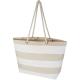 Bolsa tote de playa de material reciclado GRS de 270 g/m² Florida Ref.PF120744-NATURAL/BLANCO 