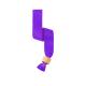 Pulsera Broch Ref.6973-MORADO 