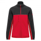 Chaqueta micropolar bicolor ecorresponsable - unisex Ref.TTWK904-GRIS ROJO/OSCURO