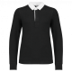 Polo rugby niños Ref.TTK214-BLANCO NEGRO