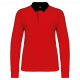 Polo rugby niños Ref.TTK214-NEGRO ROJO
