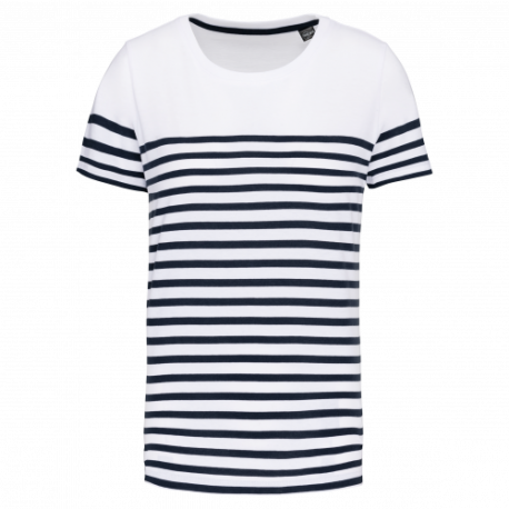Camiseta marinera de algodón orgánico para niños