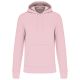 Sudadera capucha ecorresponsable niños Ref.TTK4029-ROSA PALIDO
