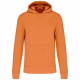 Sudadera capucha ecorresponsable niños Ref.TTK4029-NARANJA CLARO