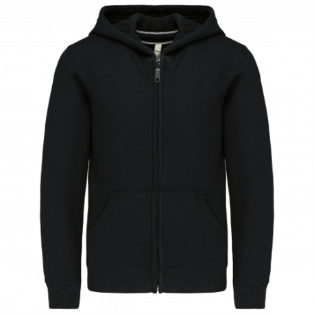 Sudadera capucha y cremallera niños