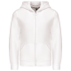 Sudadera capucha y cremallera niños Ref.TTK455-BLANCO