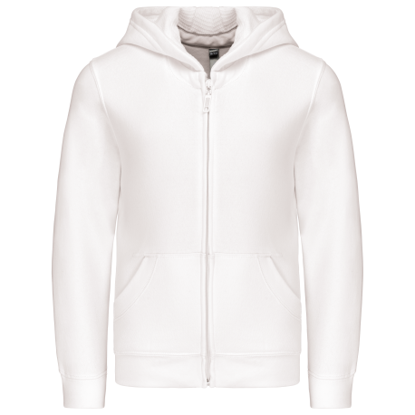 Sudadera capucha y cremallera niños