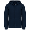 Sudadera capucha y cremallera niños
