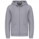 Sudadera capucha y cremallera niños Ref.TTK455-GRAY DE OXFORD
