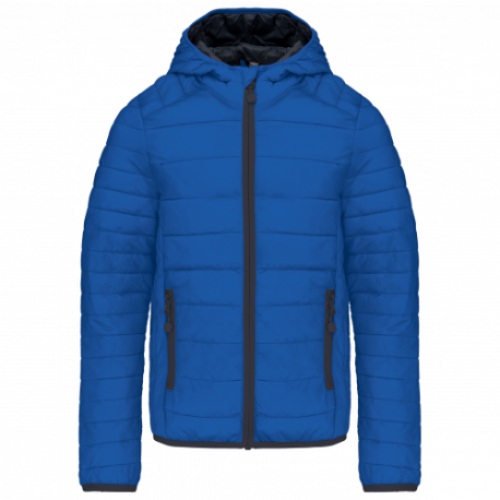 Chaqueta acolchada y ligera con capucha niños