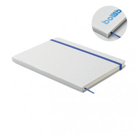 Libreta a5 con tapa de cartón Route white