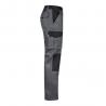 Pantalón de sarga multibolsillos bicolor 240 gm² en algodón 35% y poliéster 65% Vl njord