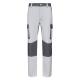 Pantalón de sarga multibolsillos bicolor 240 gm² en algodón 35% y poliéster 65% Vl njord Ref.PS36029-BLANCO