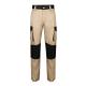 Pantalón de sarga multibolsillos bicolor 240 gm² en algodón 35% y poliéster 65% Vl njord Ref.PS36029-BEIGE