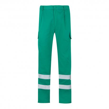 Pantalón multibolsillos de sarga 200gm² en algodón 35% y poliéster 65% Vl asclepius