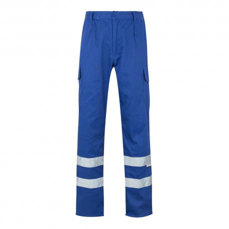 Pantalón multibolsillos de sarga 200gm² en algodón 35% y poliéster 65% Vl asclepius