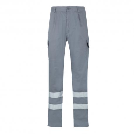 Pantalón multibolsillos de sarga 200gm² en algodón 35% y poliéster 65% Vl asclepius