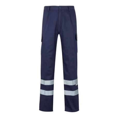 Pantalón multibolsillos de sarga 200gm² en algodón 35% y poliéster 65% Vl asclepius