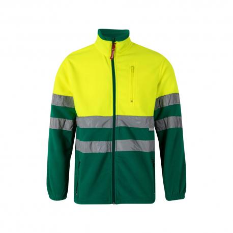Chaqueta polar bicolor 280 gm² de poliéster 100% Vl eros large