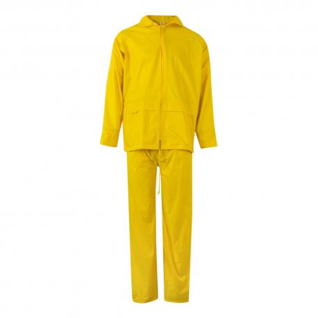Traje de lluvia 225gm² de dos piezas en poliéster 100% con revestimiento de pvc Vl sedna