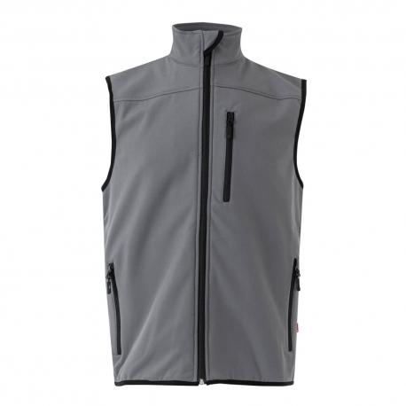 Chaleco soft shell 280gm² con forro polar en poliéster 94% y elastano 6% Vl varuna