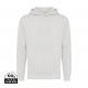 Sudadera con capucha ligera de algodón reciclado Iqoniq Rila Ref.XDT9404-GRIS DE BREZO CLARO