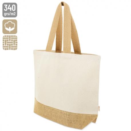 Bolsa de algodón y yute 