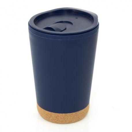 Vaso térmico doble pared pp/corcho 