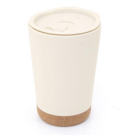 Vaso térmico doble pared pp/corcho 